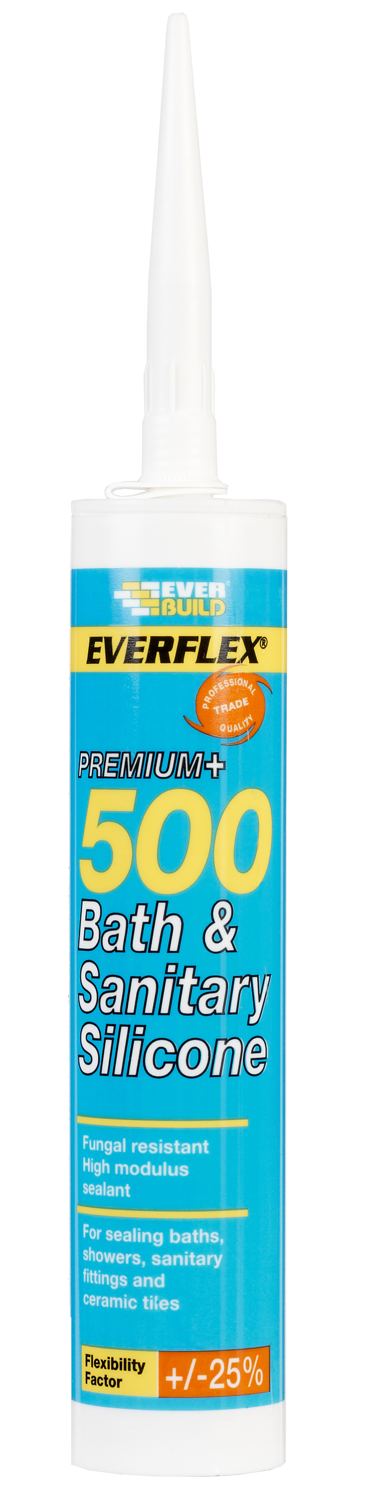 Everbuild 500 Bath And Sanitary Silicone Construction Sealants